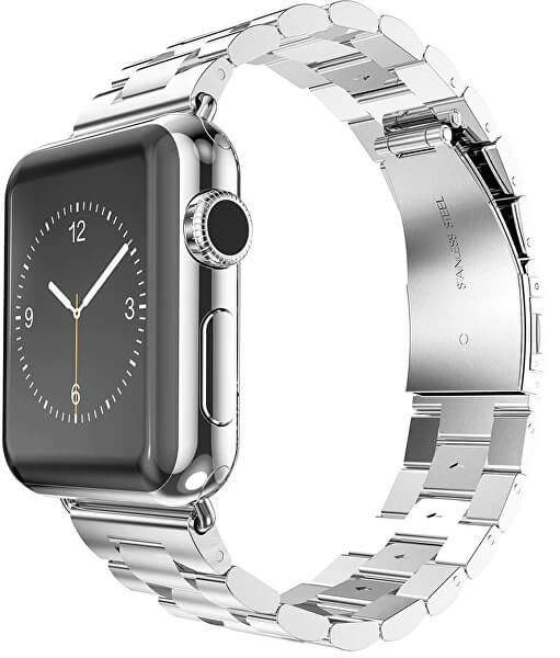Ocelový tah pro Apple Watch - Stříbrný 38/40/41 mm