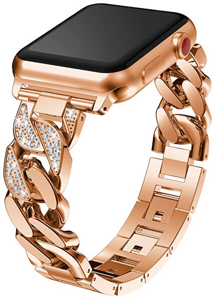 Rose Gold Steel Stroke für Apple Watch -