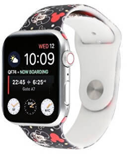 Cinturino in silicone per Apple Watch - Mickey Mouse rosso 38/40/41 mm