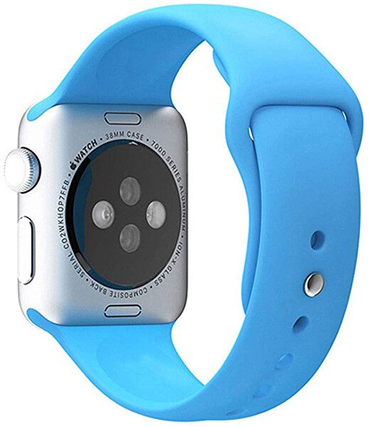 Cinturino in silicone per Apple Watch - Azzurro 38/40 mm - S / M |  Vivantis.it - Dalla borsetta al profumo