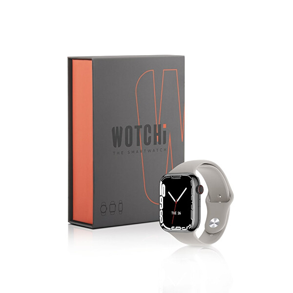 SLEVA - Smartwatch DM10 – Black - Beige