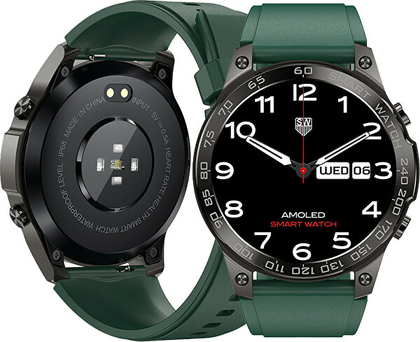 SLEVA - AMOLED Smartwatch WD50GN - Green