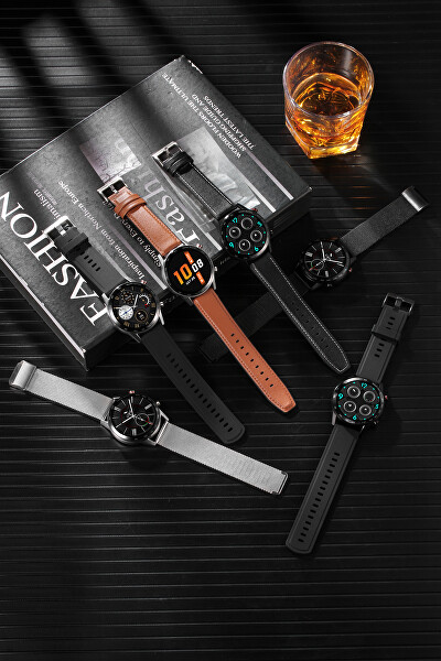 Smartwatch WO95BL - Black Leather