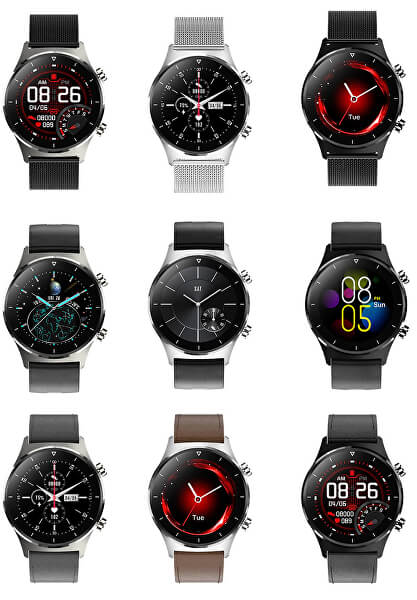 Smartwatch W44BST - Black Stainless