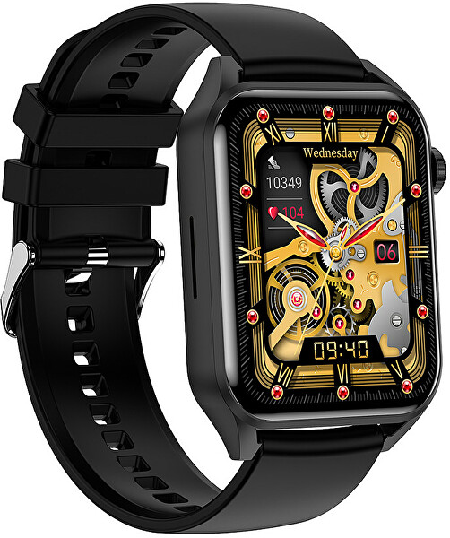 AMOLED Smartwatch W280BKS - Black