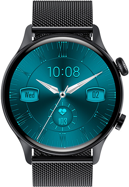 SET AMOLED Smartwatch W80BKM PRO + pótszíj