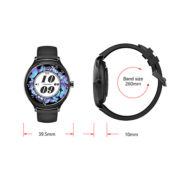 Smartwatch KM30 – Gold SET s náhradním řemínkem