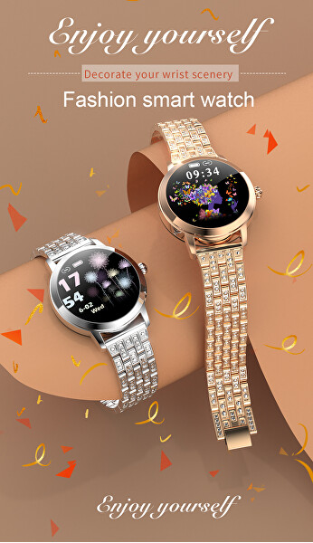 Smartwatch WO10DS - Diamond Rose Gold