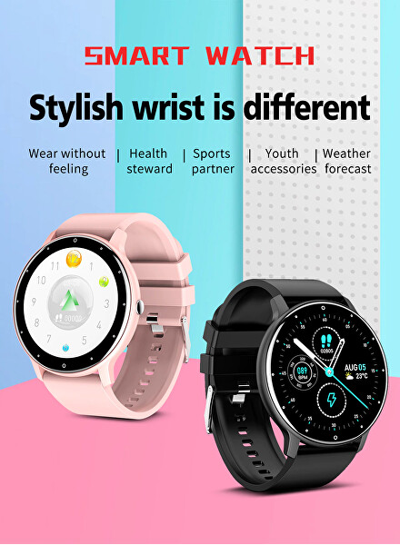 Smartwatch W02B - Negru