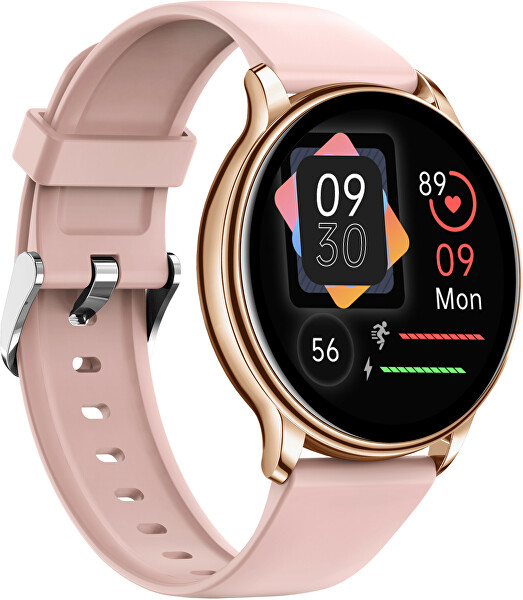 SLEVA - Smartwatch W10KM - Pink