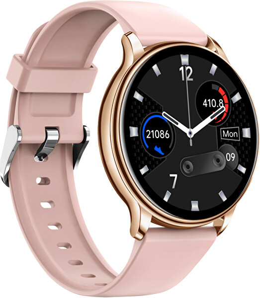 SLEVA - Smartwatch W10KM - Pink