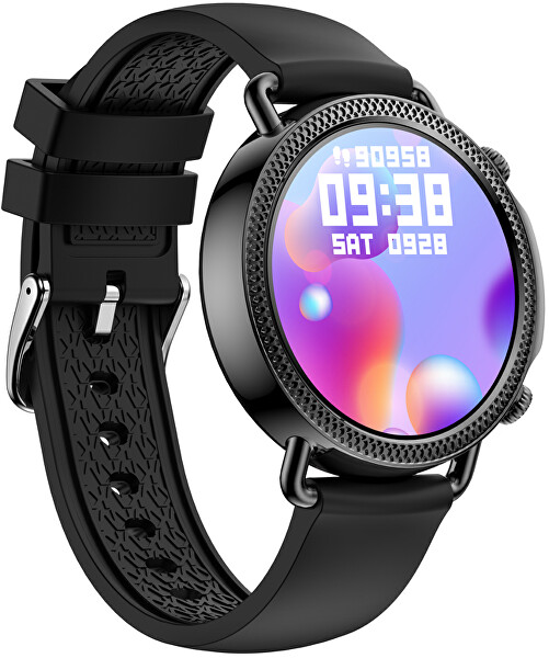 Smartwatch W25P - Black Silicone