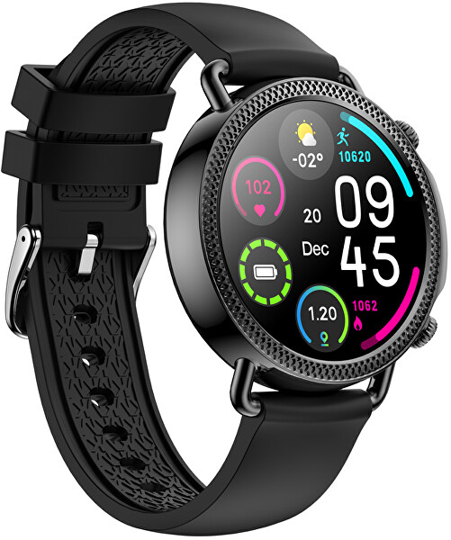 Smartwatch W25P - Negru Silicone
