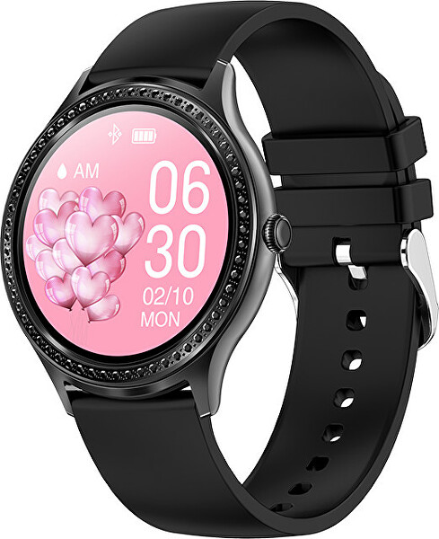 Smartwatch W35AK - Black Silicone