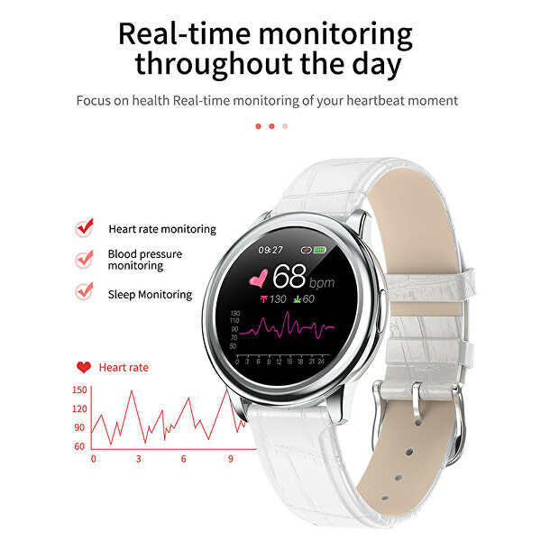 Smartwatch WDT8P - Pink