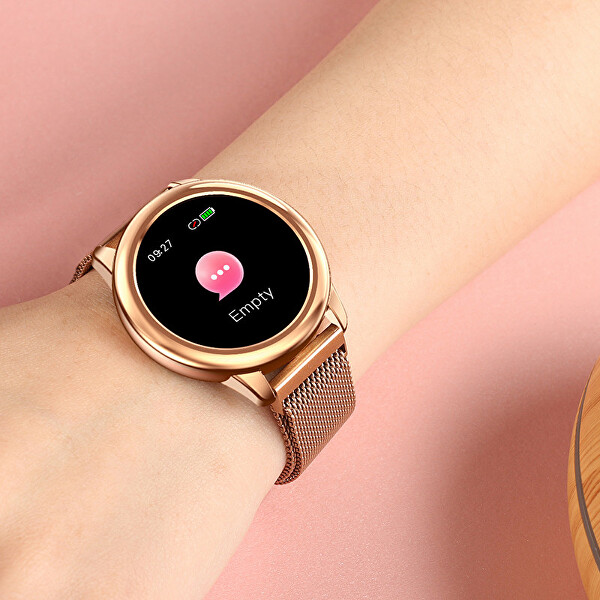 Smartwatch WDT8P - Pink+White