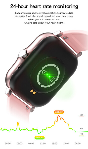 SLEVA - Smartwatch WO2GTG - Gold Silicone