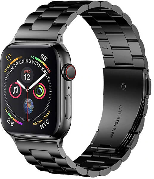 Oceľový remienok na Apple Watch – Čierny 38/40/41 mm