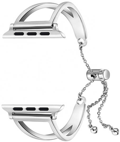 Einstellbarer Stahlzug für Apple Watch - Silber 38/40/41 mm