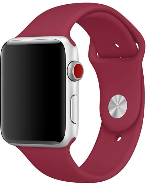 Curea de silicon pentru Apple Watch - burgundy 38/40/41 mm - S/M