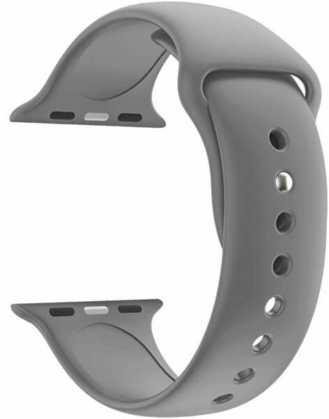 Silikonový řemínek pro Apple Watch - Šedý 38/40/41 mm - S/M