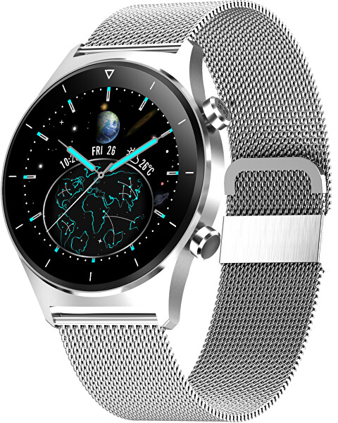 Smartwatch W45SST - Silver Stainless