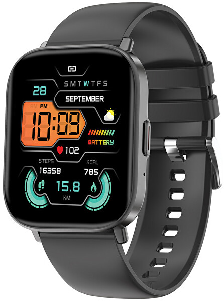 Smartwatch W127G – Black - Black
