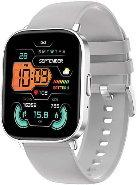 Smartwatch W127G – Silver - Grey