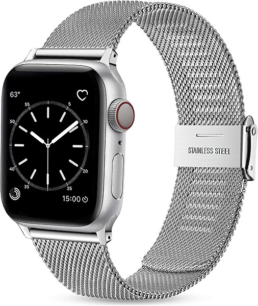 Curea milaneză pentru Apple Watch - Silver 42/44/45/49 mm