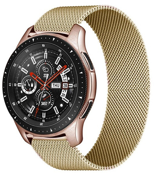 Milánský tah pro Samsung Galaxy Watch - Gold 20 mm