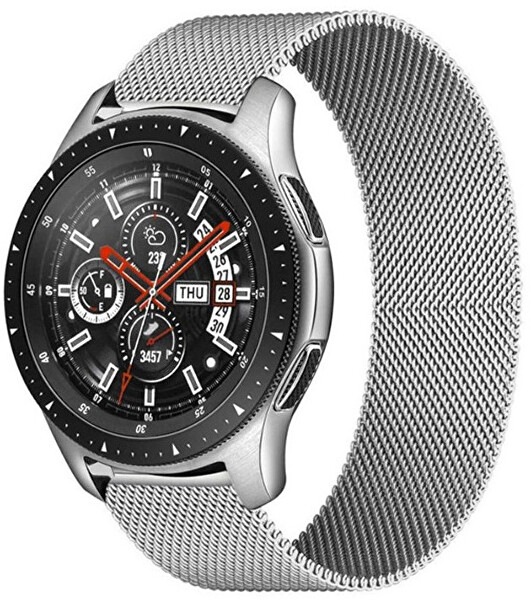 Milánský tah pro Samsung Galaxy Watch - Silver 20 mm