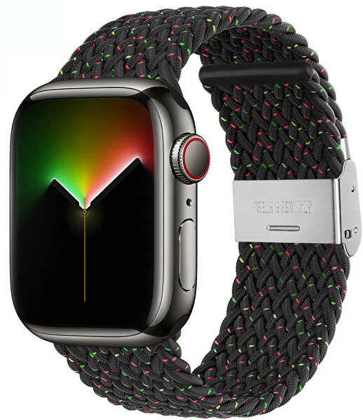 Curea de silicon pentru Apple Watch 42/44/45/49 mm - Black