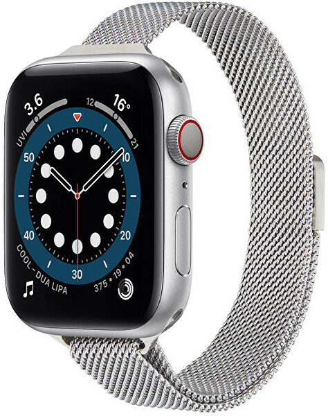 Curea milaneză de oțel pentru Apple Watch - Silver 38/40/41 mm