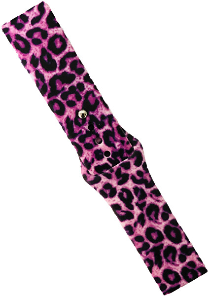 Cinturino in silicone per Samsung 6/5/4 - Pink Leopard
