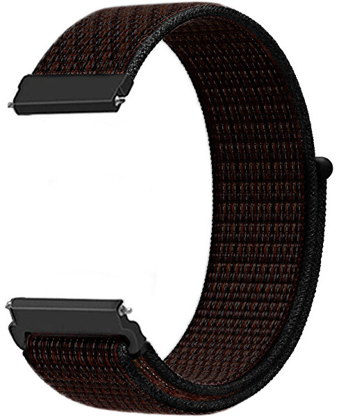 Durchzieh-Armband für Garmin 20 mm - Black