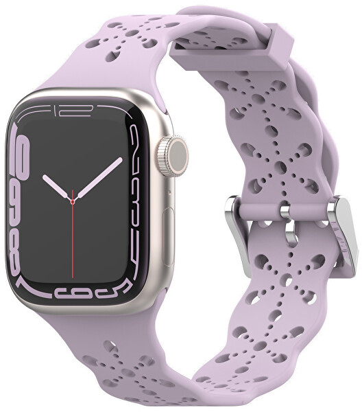 Cinturino in silicone per Apple Watch 42/44/45/49 mm - Lavender