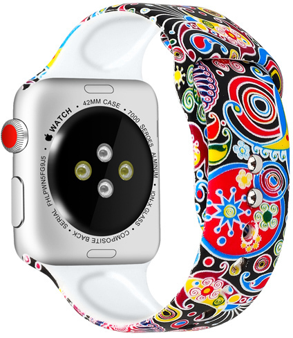 Curea de silicon pentru Apple Watch - Colourful 38/40/41 mm