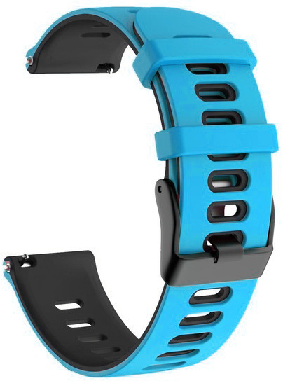 Cinturino in silicone per Garmin 20 mm - Blue