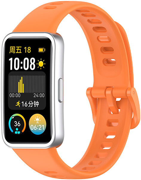 Silikonový řemínek pro Huawei Watch Band 10, 9, 8 - Orange
