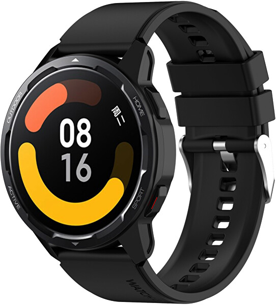 Silikonarmband für Huawei Watch GT 2/GT 3 – Schwarz