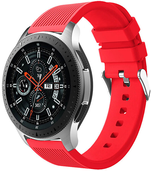 Silikonový řemínek pro Samsung Galaxy Watch - Červený 22 mm