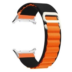 Silikonarmband für Samsung Galaxy Watch Ultra 47 mm - Orange/Black