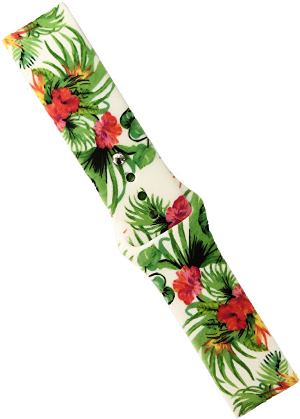 Cinturino in silicone per Samsung - Flowers 22 mm