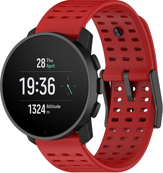 Silikonový řemínek pro Suunto 22 mm - Red