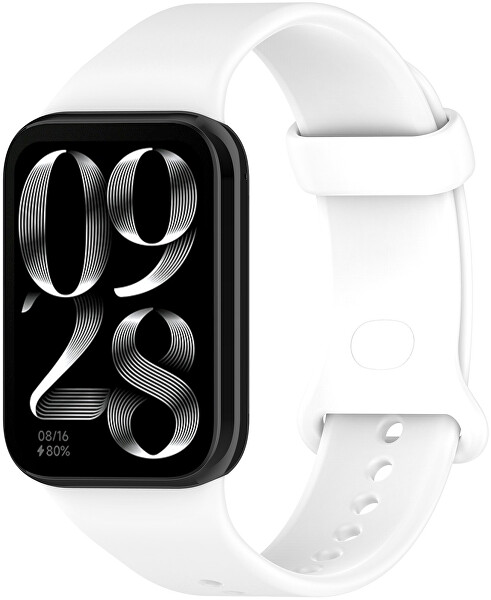 Silikonový řemínek pro Xiaomi 9 Pro a 8 Pro - White