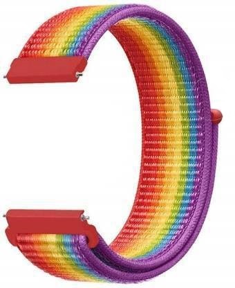 Durchzieh-Armband für Garmin 22 mm - Rainbow