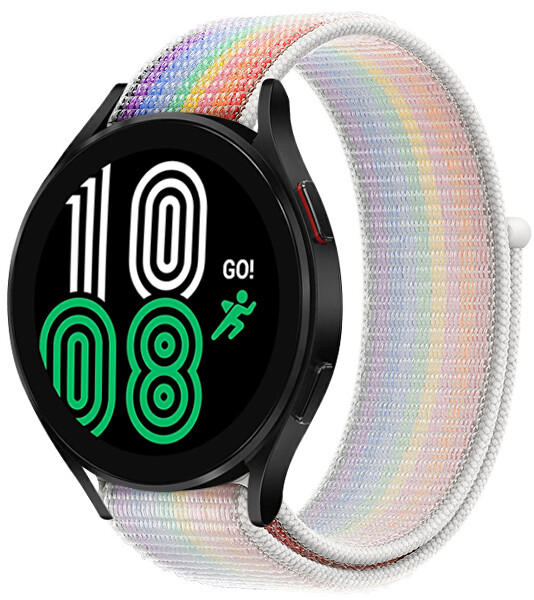 Durchzieh- Armband für Samsung 6/5/4 - Light Rainbow