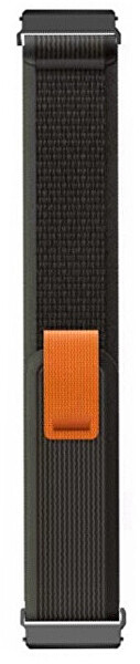 Trail Loop-Armband für Garmin 22 mm – Schwarz/Grau