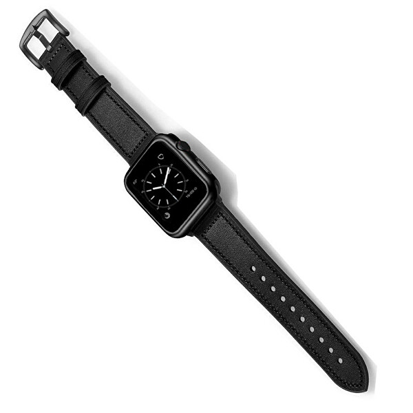 Kožený řemínek pro Apple Watch - Black 38/40/41 mm