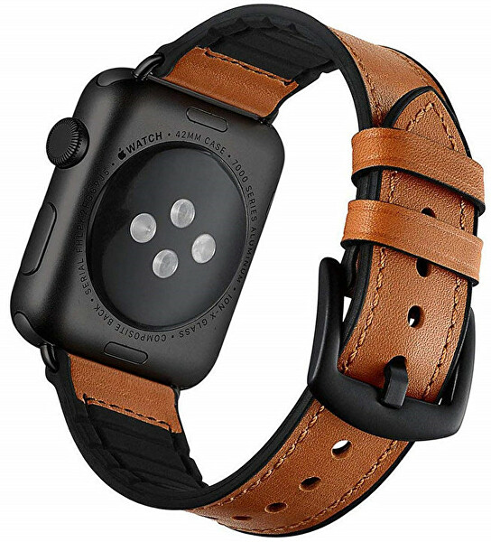 Kožený řemínek pro Apple Watch - Dark Brown 38/40/41 mm
